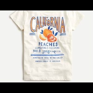 New J Crew California Peaches tee size 3X